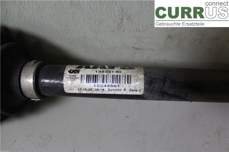 OPEL ASTRA  J    10-15 Vorderachse (4WD) 95520495 A16XER