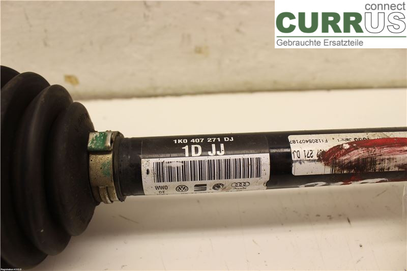VW GOLF VI     09-13 Front axle assembly (4WD) 1K0407451JX CMXA