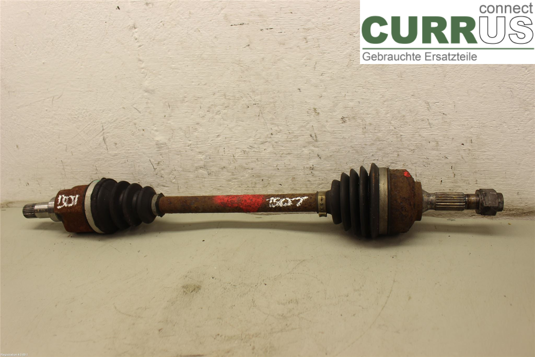 PEUGEOT 207 Front axle assembly (4WD) 3272PV 