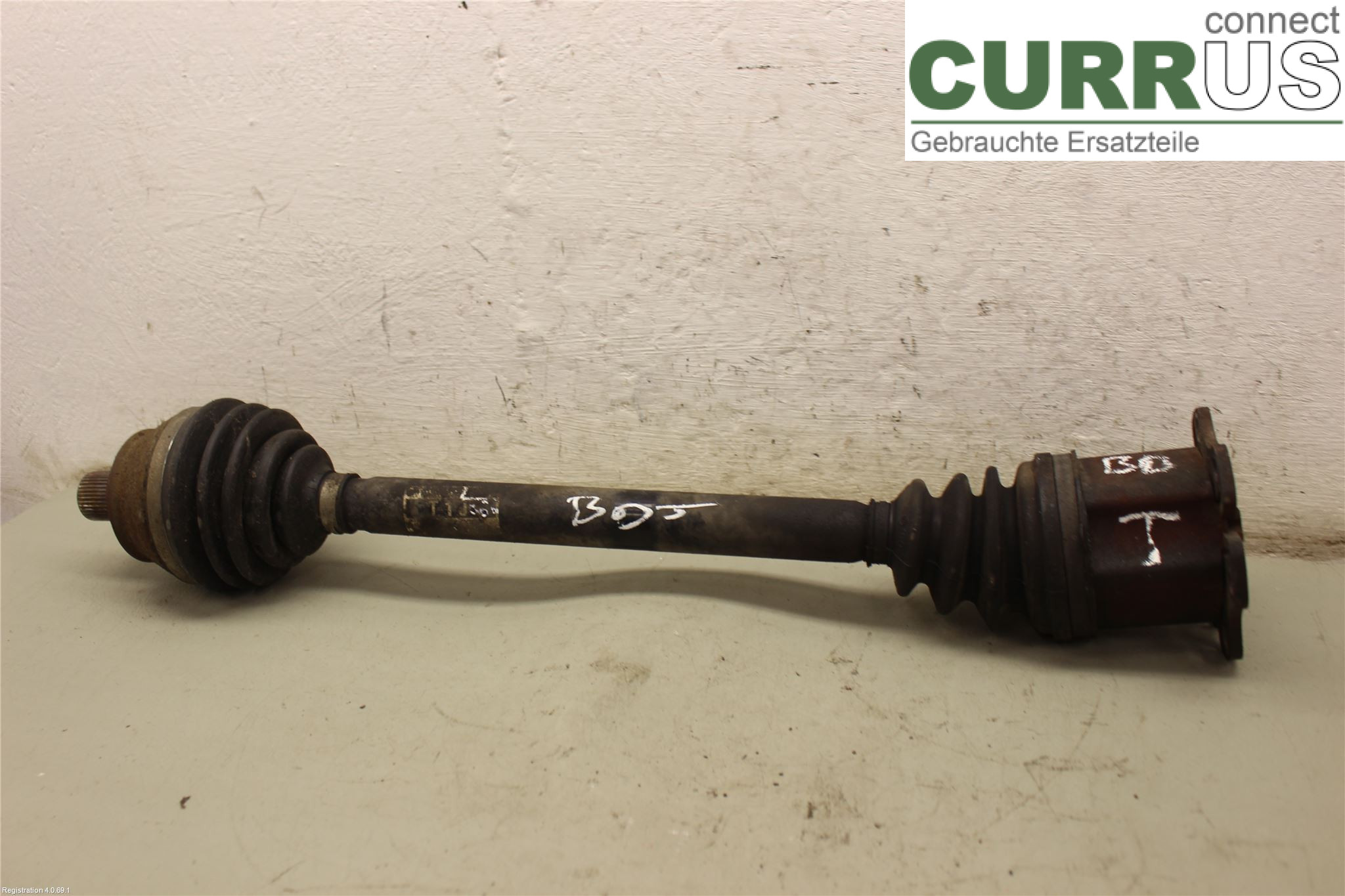 AUDI ALLROAD    06-11 Front axle assembly (4WD) 4F0407451X CDYA