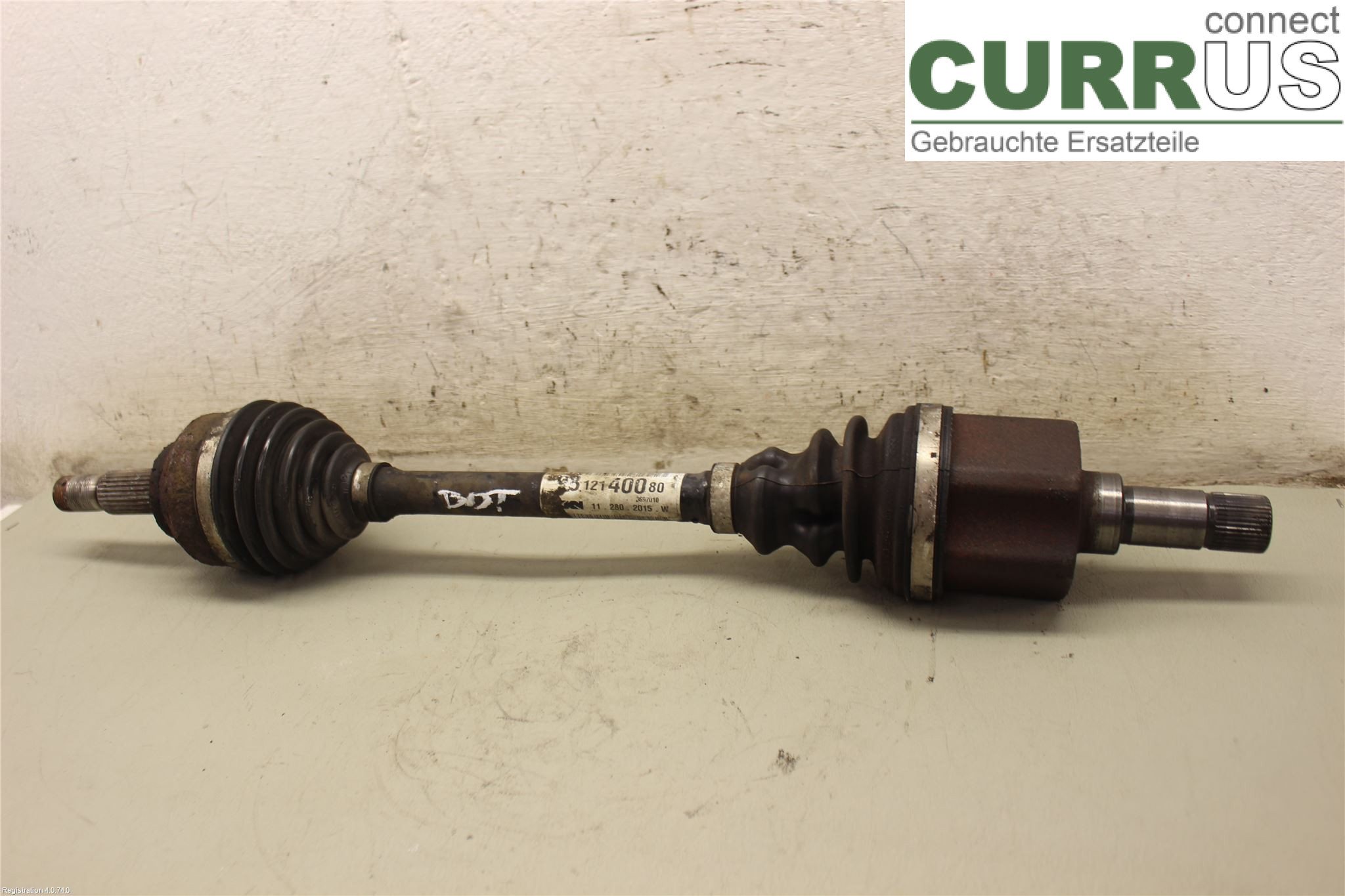 CITROEN C5  08-17 Front axle assembly (4WD) 9812140080 AHR