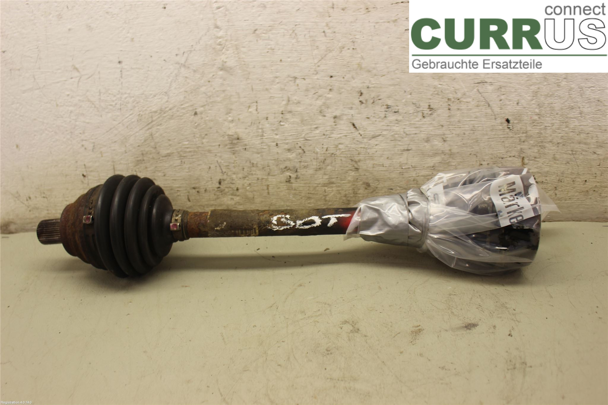 VW GOLF VI 09-13 Front axle assembly (4WD) 1K0407451CX CAYC