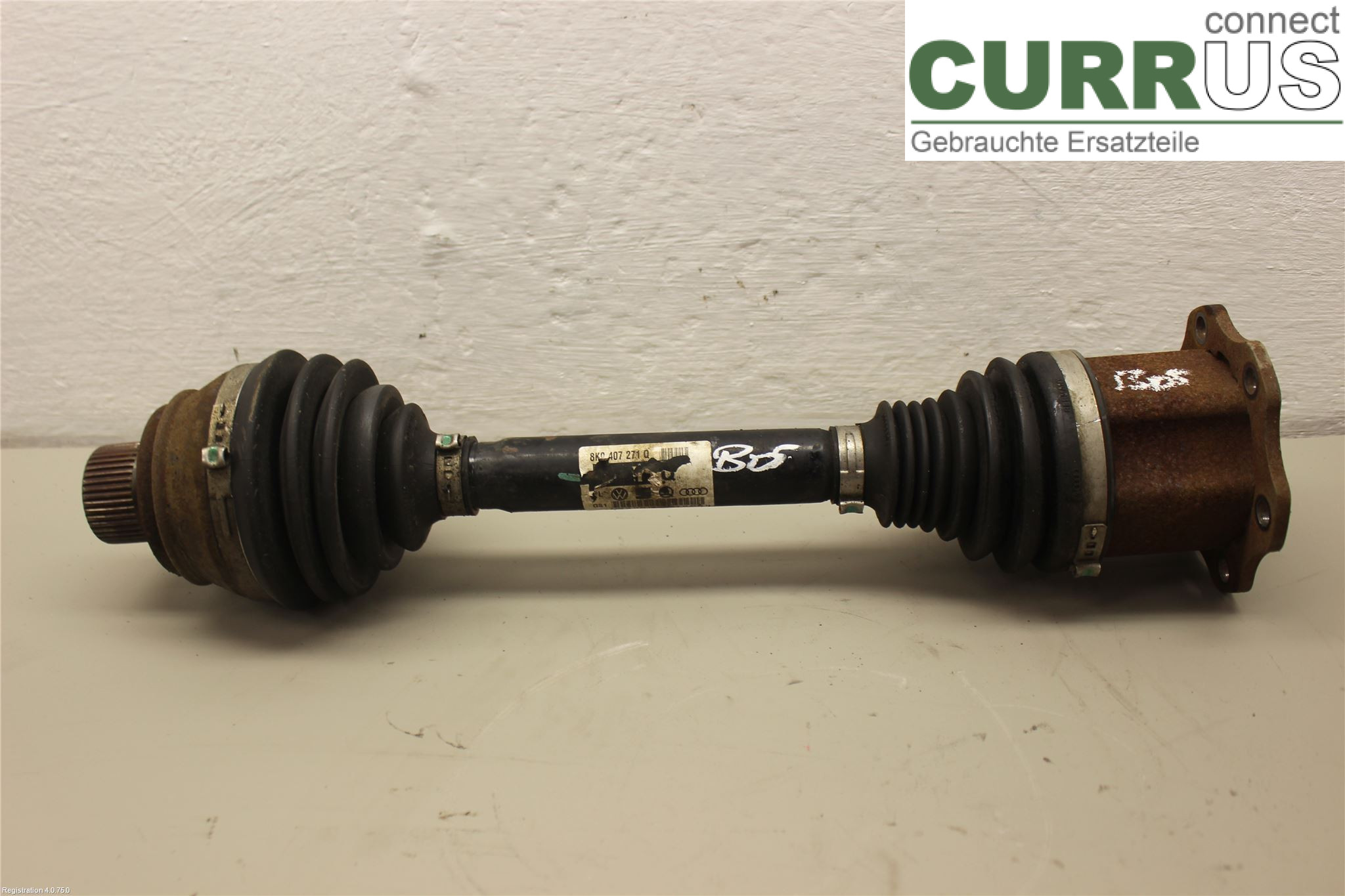 AUDI A5  07-16 Front axle assembly (4WD) 8K0407451LX CCWA