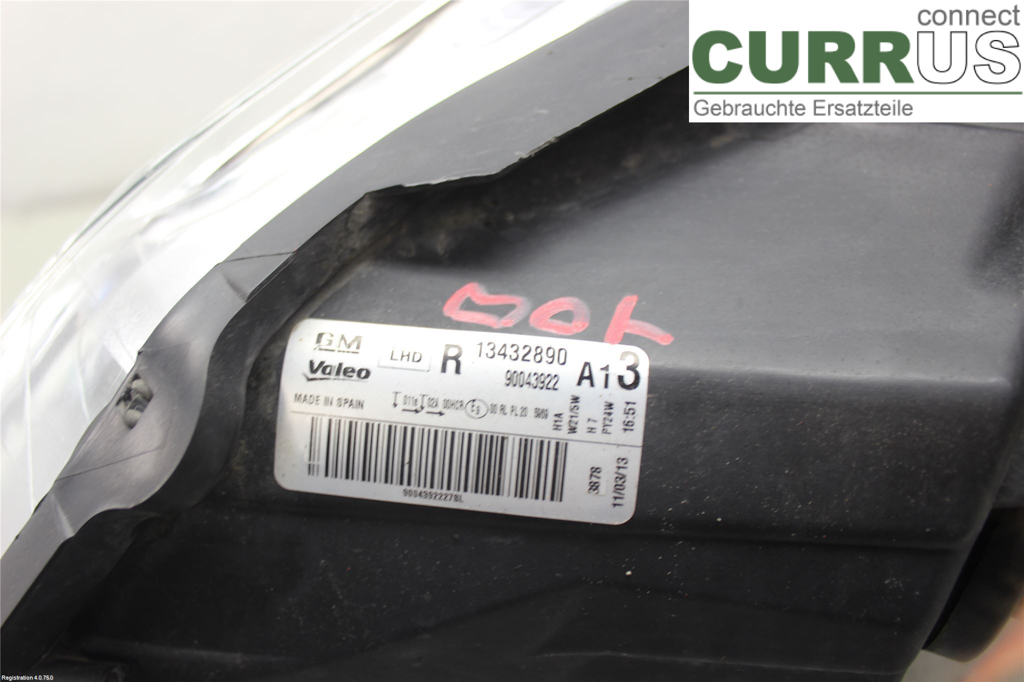 OPEL CORSA D  07-14 Manual gearbox (5-speed) 95515474 A12XER