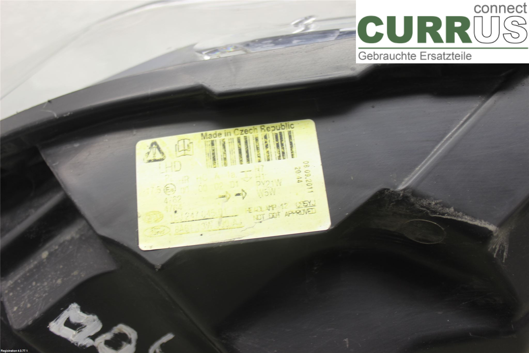 FORD FIESTA     09-12 Manual gearbox (4-speed) 1734615 KVJA