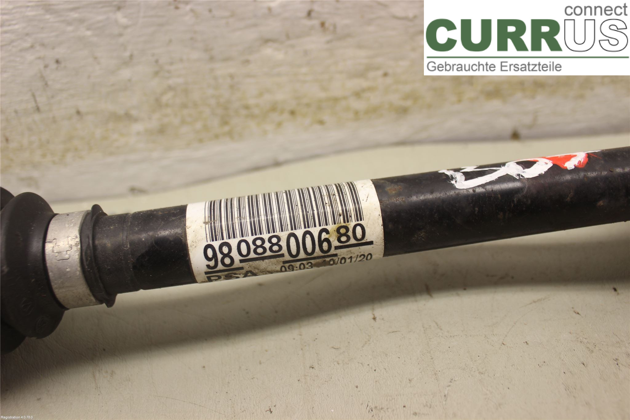 CITROEN C3 17-24 Front axle assembly (4WD) 9808800680 HNS