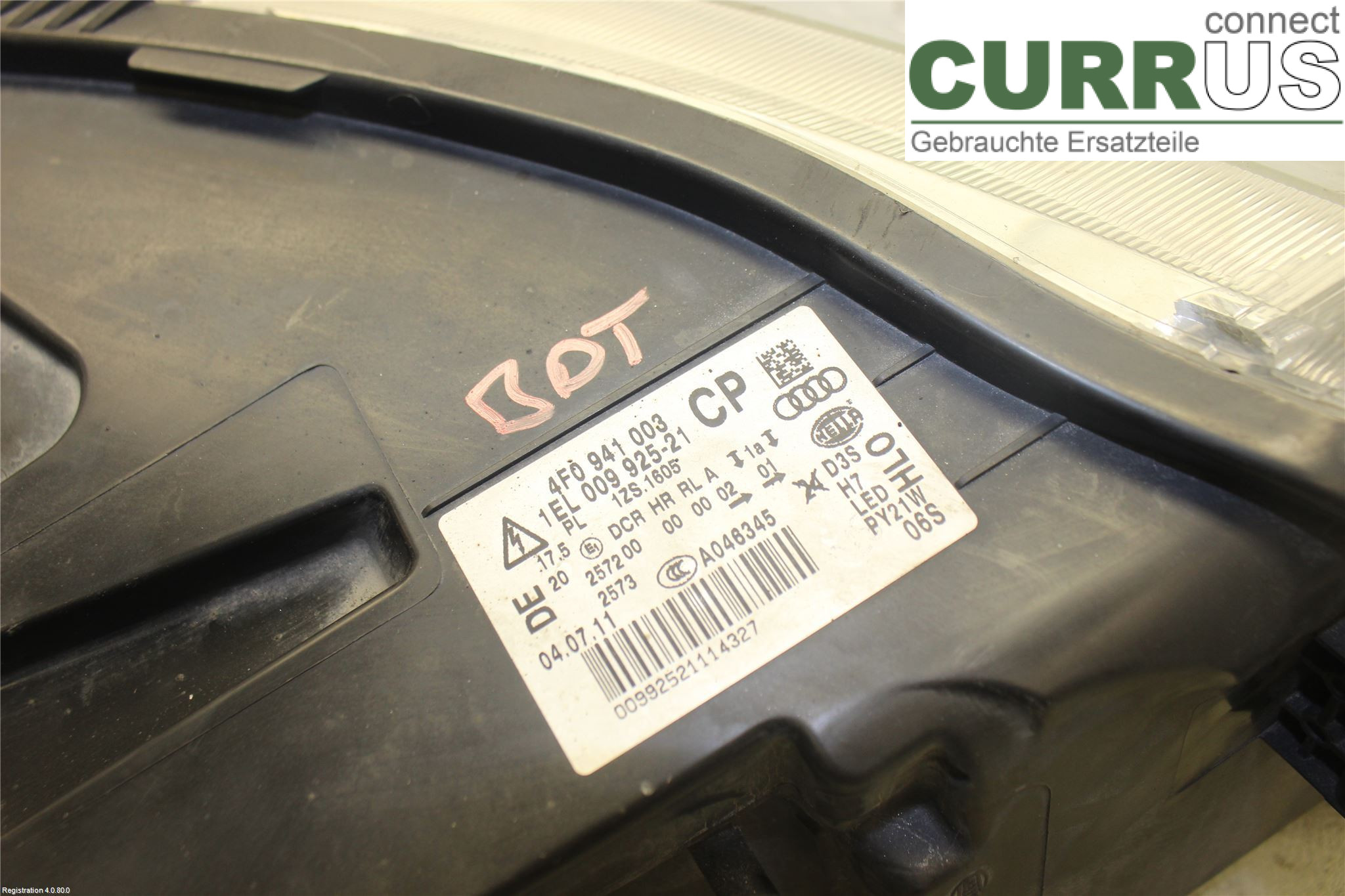 AUDI A6/S6     05-11 Boîte manuelle 4 vitesses 4F0941029CP CAHA