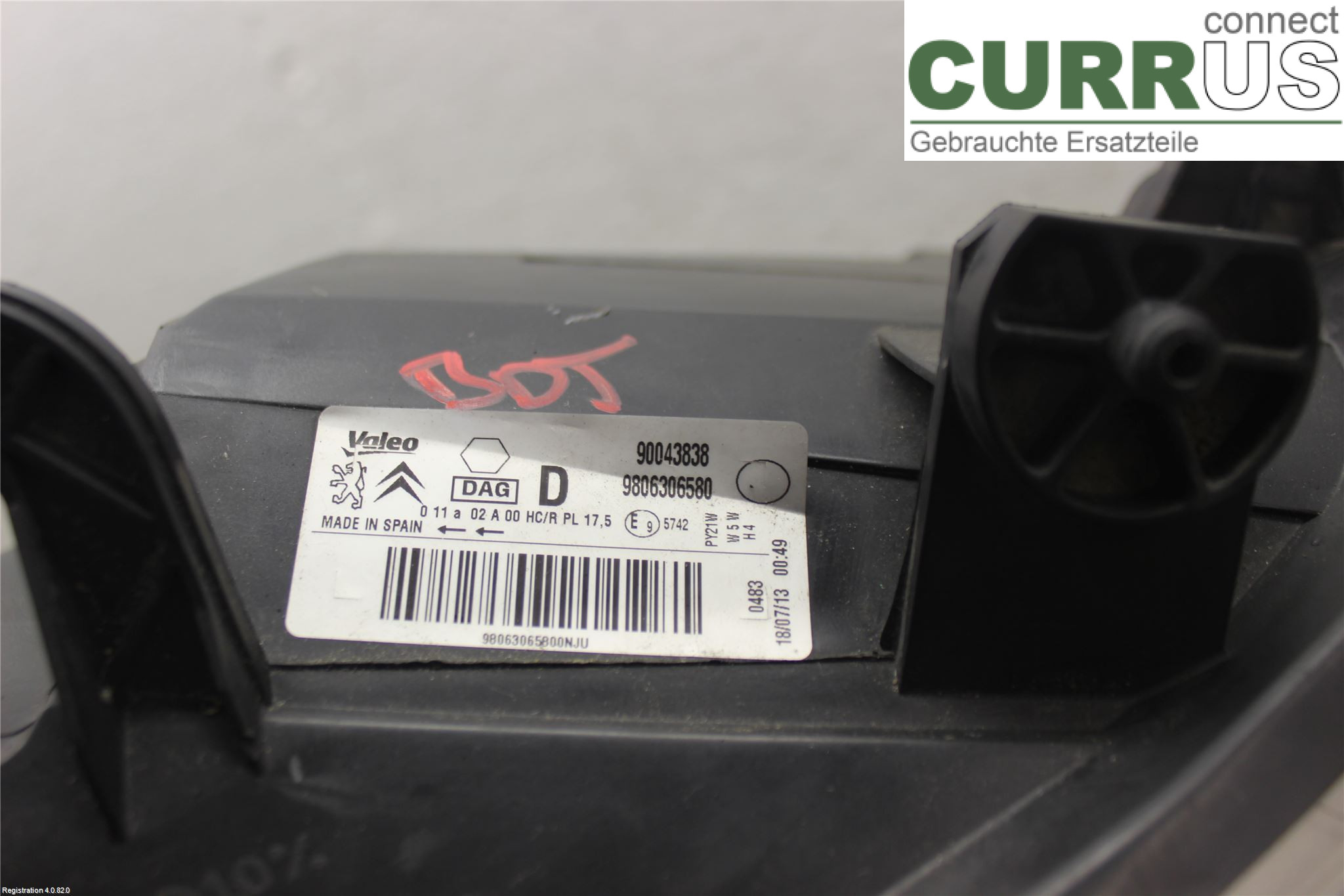 CITROEN BERLINGO  08-18 Manual gearbox (5-speed) 9806306580 9HF