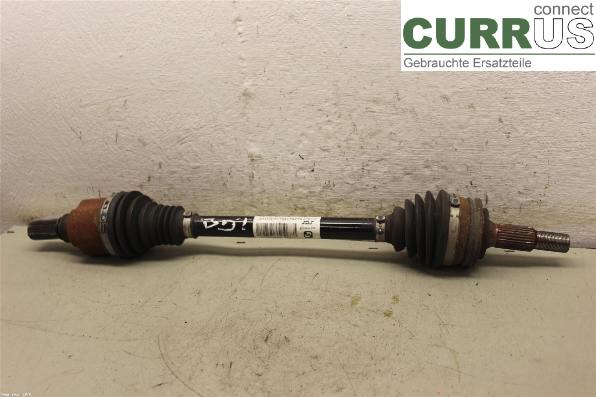 PEUGEOT 3008  17-24 Vorderachse (4WD) 9808771480 HNS
