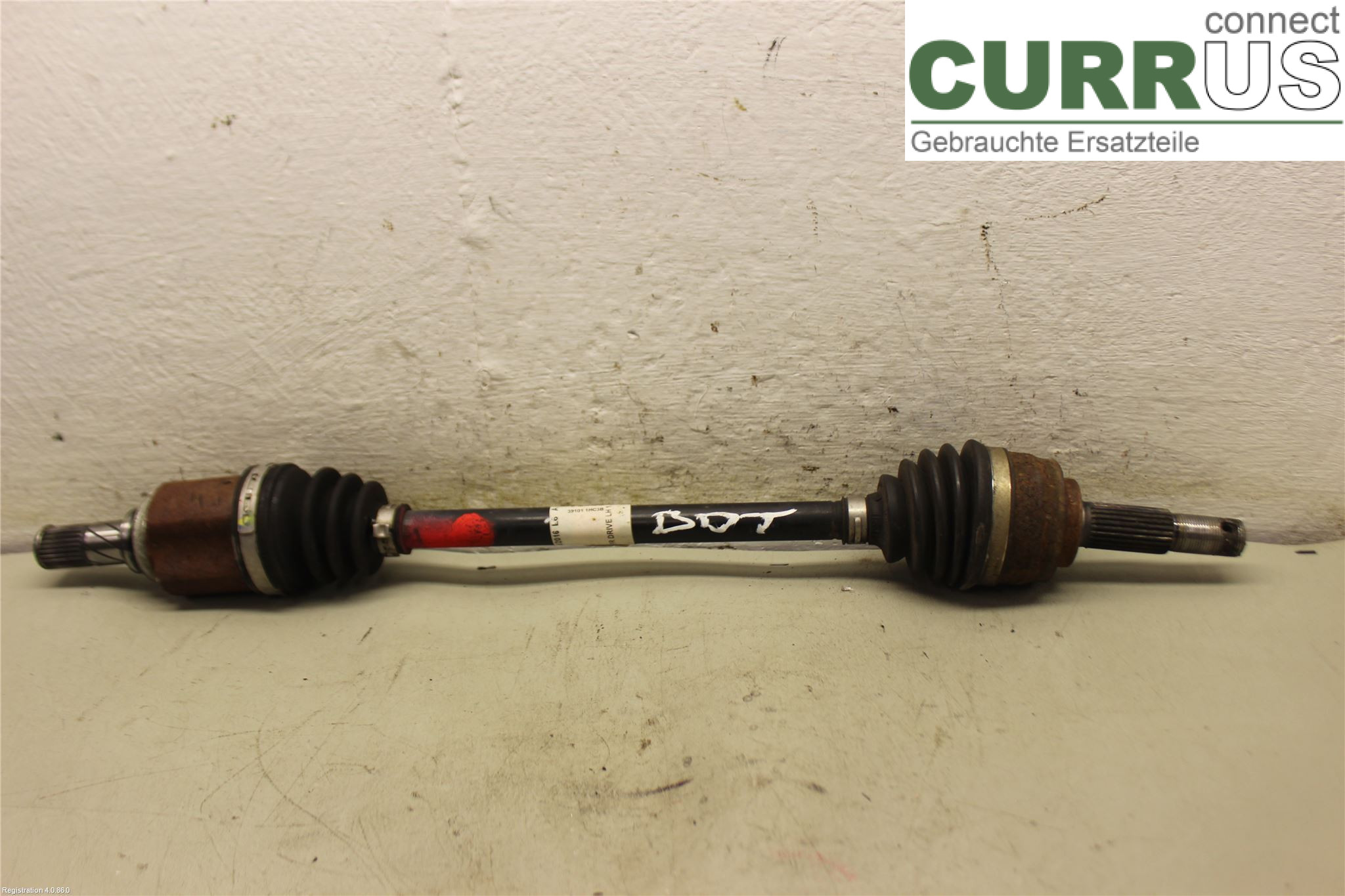 NISSAN MICRA   11-16 Front axle assembly (4WD) 391011HC3B HR12DE