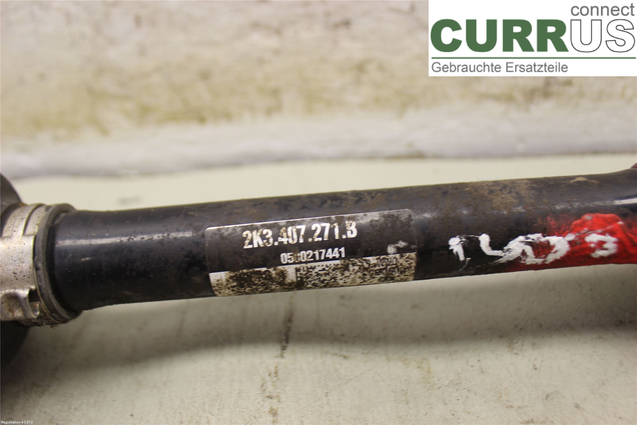 VW CADDY  16-20 Front axle assembly (4WD) 2K3407271B DFSD
