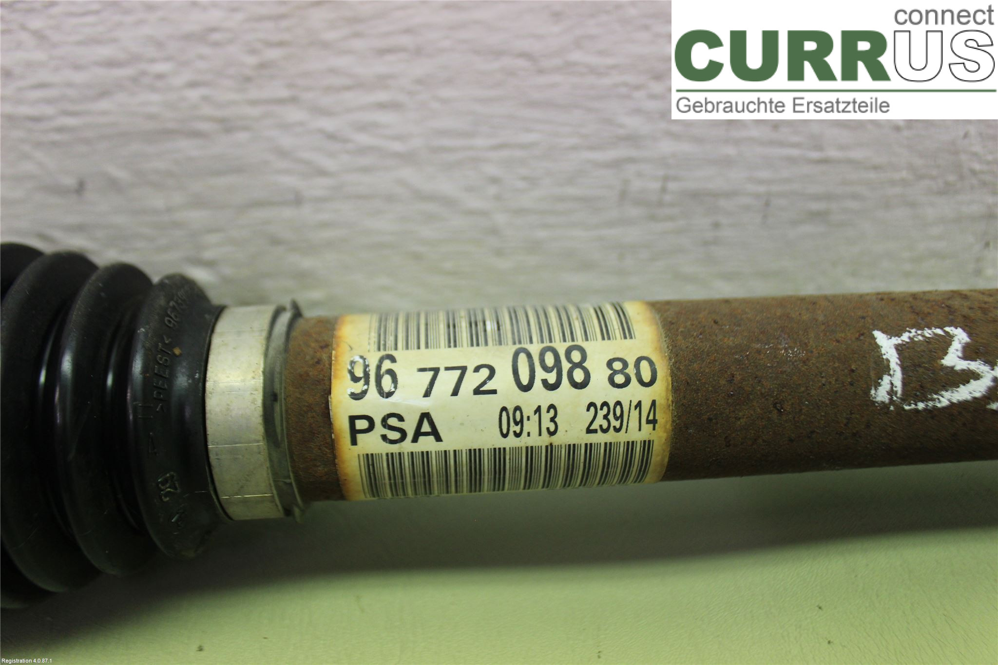 PEUGEOT 2008   13-20 Pièces de transmission 1609763680 