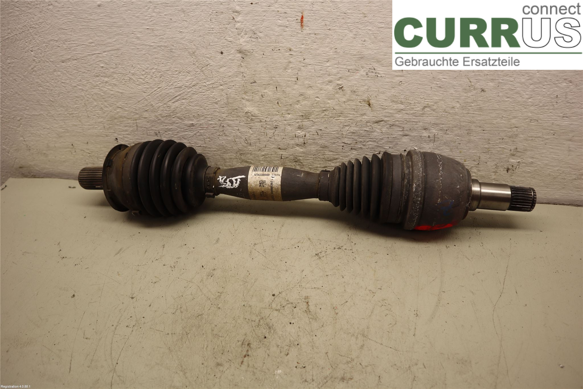 MB A-KLASS (W176)   13-18 Front axle assembly (4WD) A2463307600 M270.910