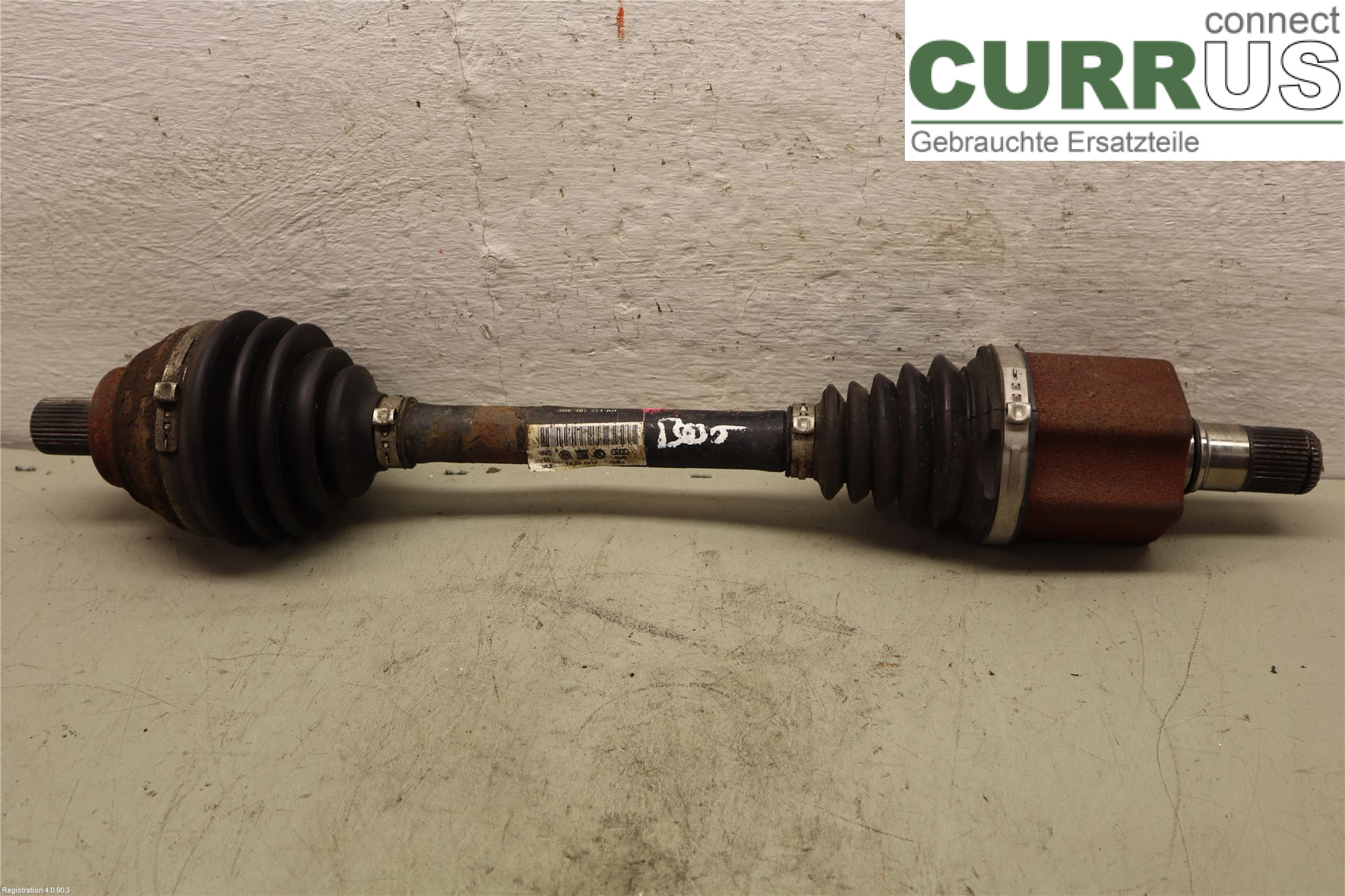 VW PASSAT  15-19 Front axle assembly (4WD) 3Q0407761TX DFHA