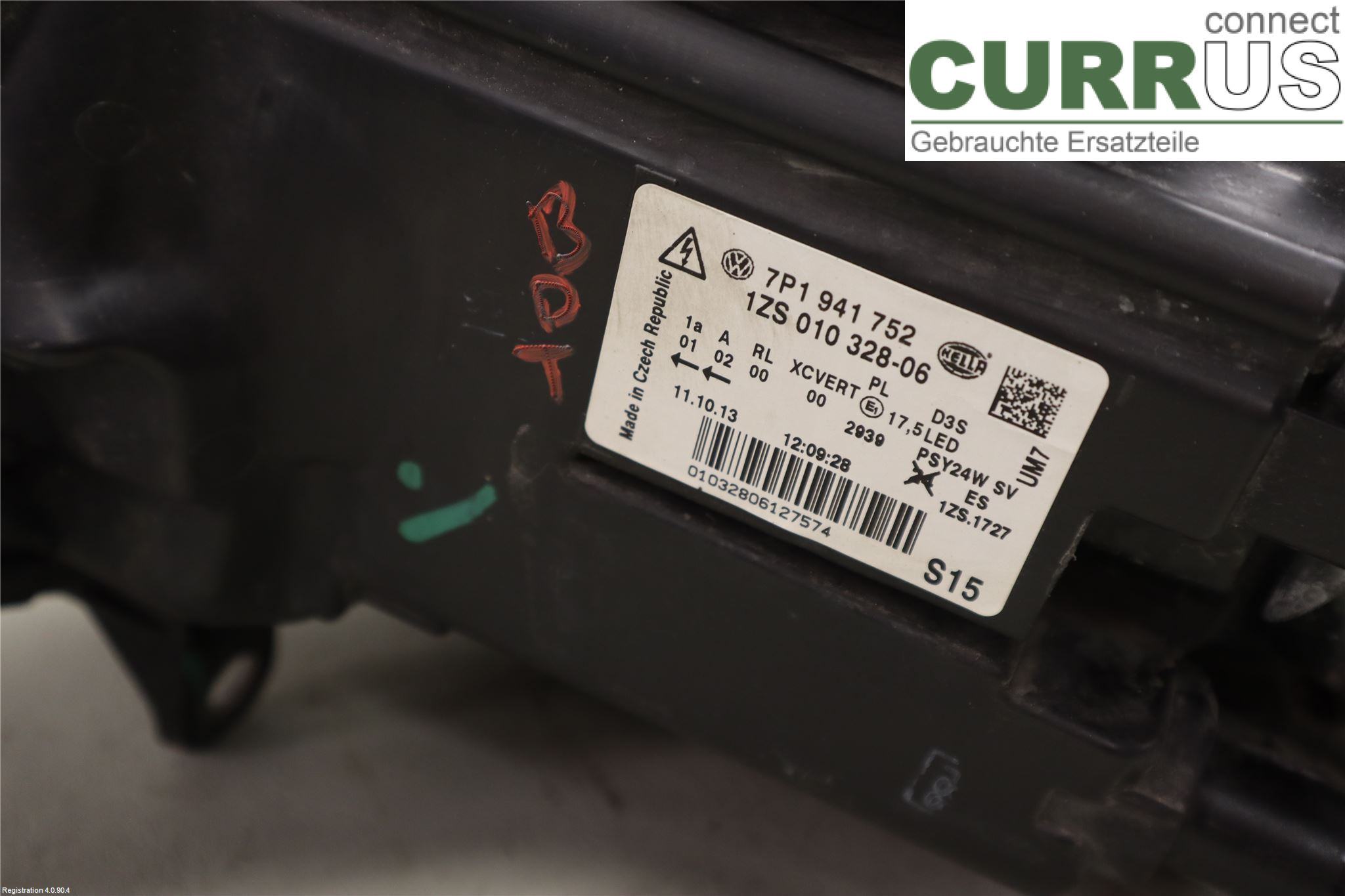 VW TOUAREG 7P  11-18 Manuel gearkasse 5-trins 7P1 941 752 CJMA