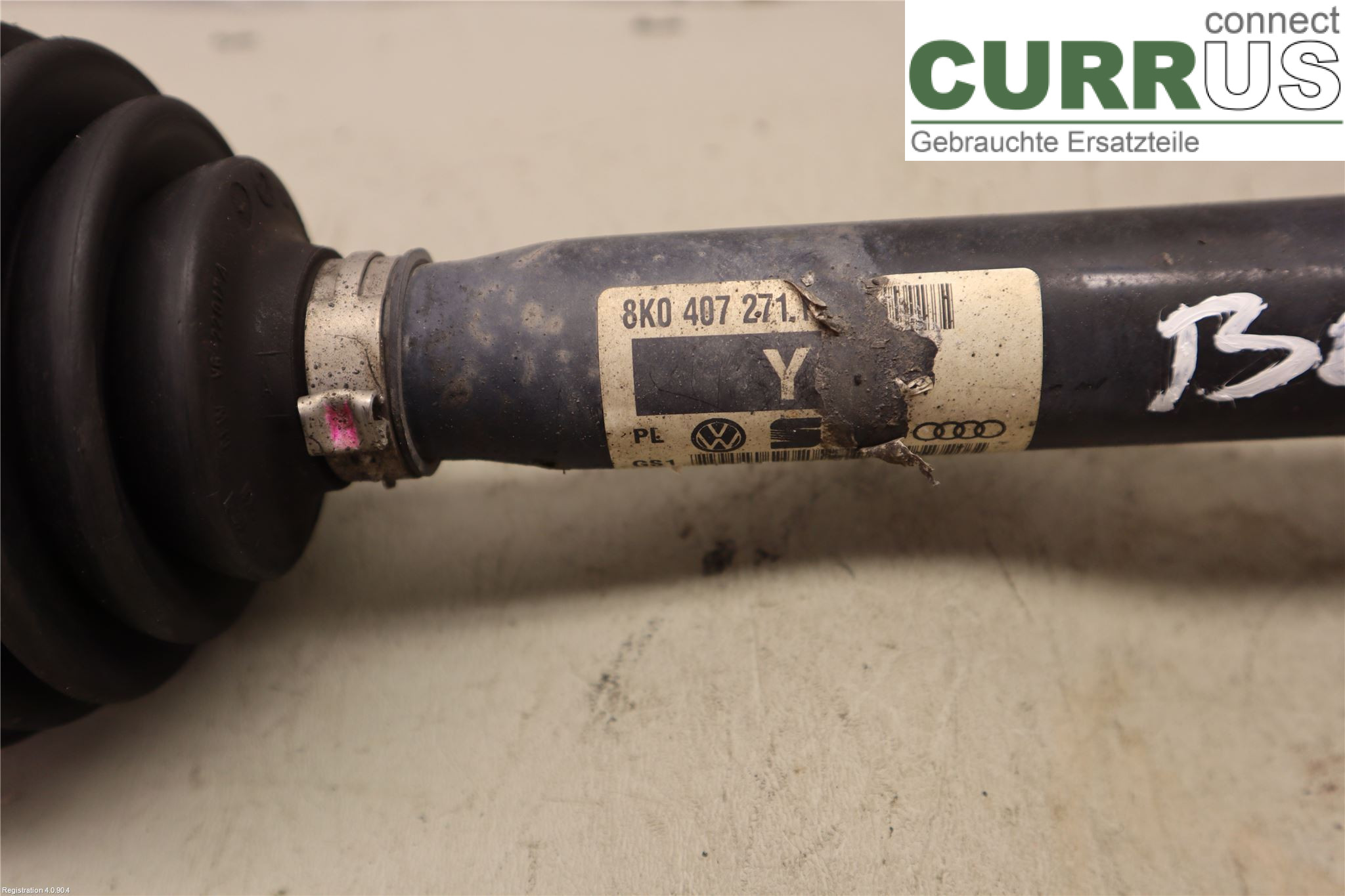 AUDI A4/S4  08-11 Front axle assembly (4WD) 8K0407451FX CFKA