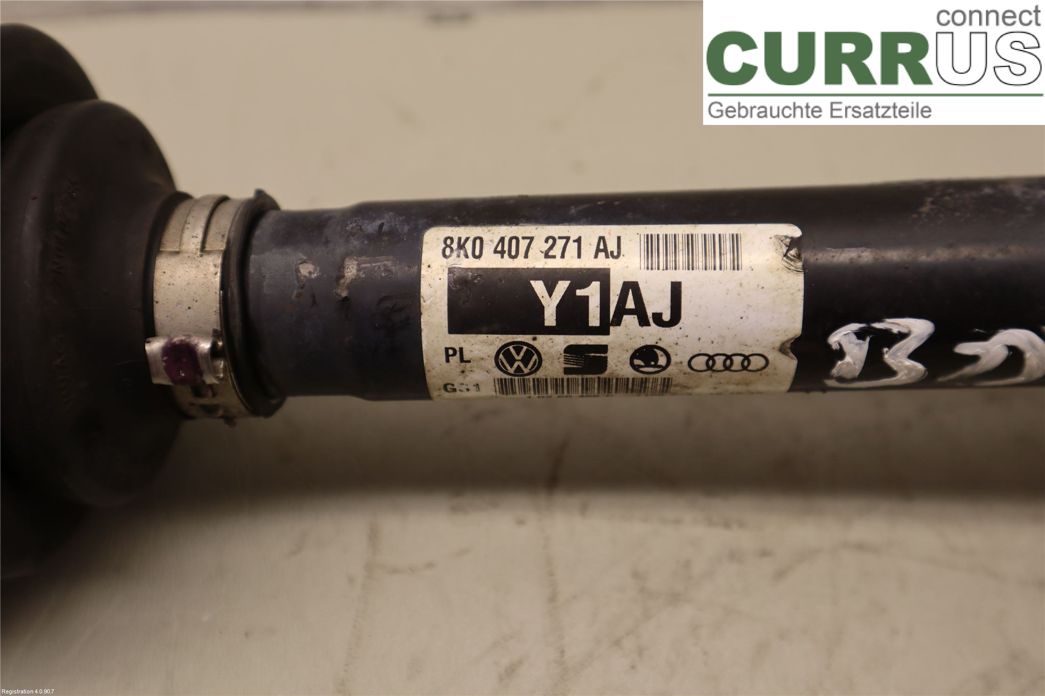 AUDI A4 12-15 Front axle assembly (4WD) 8K0407451LX CJCD