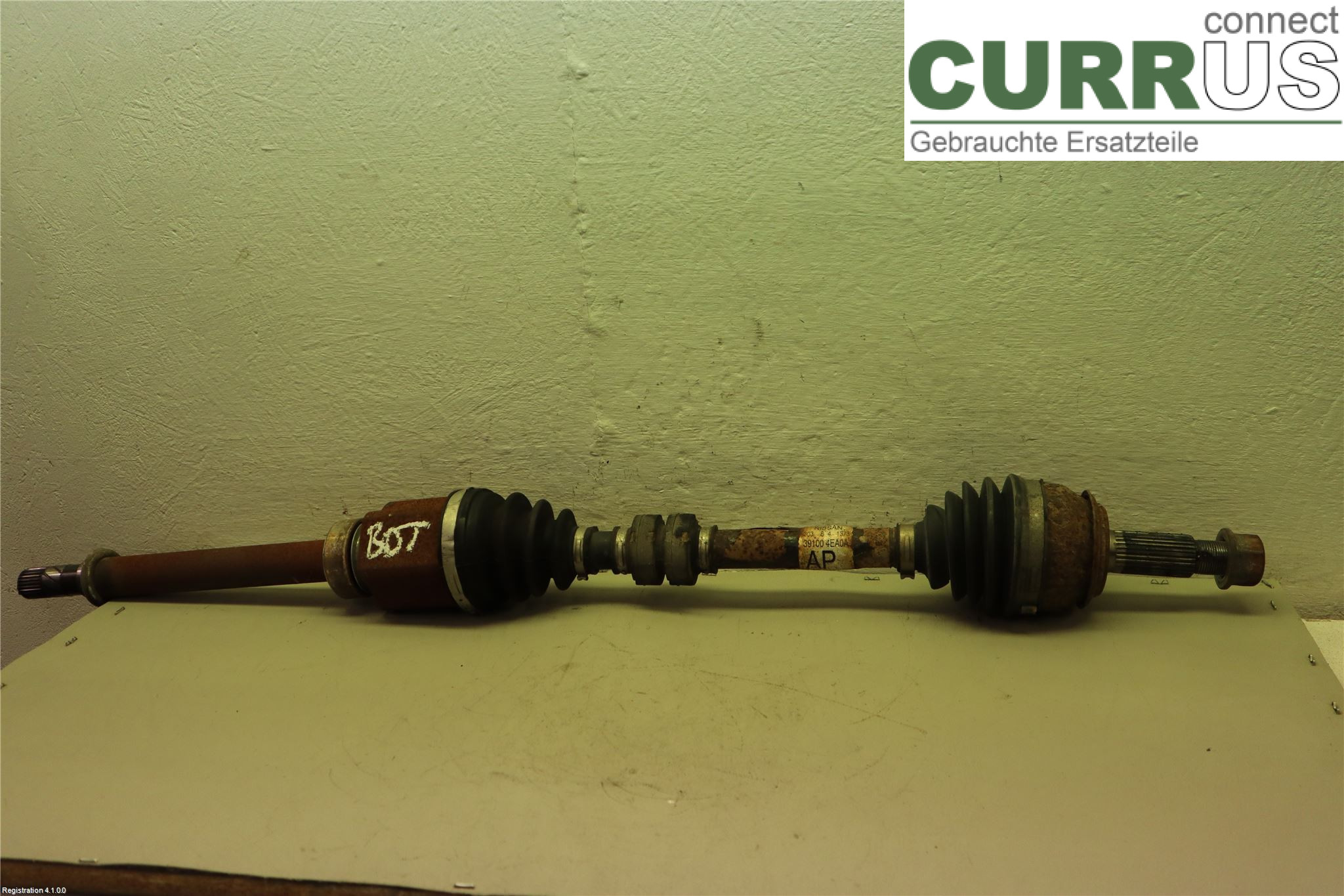 NISSAN QASHQAI  14-17 Transmissionsdele 391004EA0B K9K