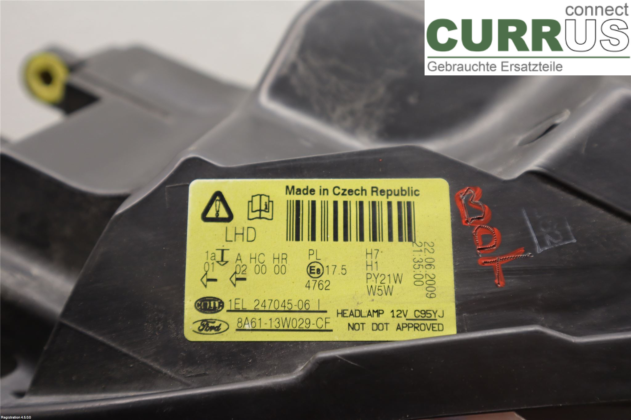 FORD FIESTA     09-12 Manualna skrzynia 5-biegowa 1740029 SNJB