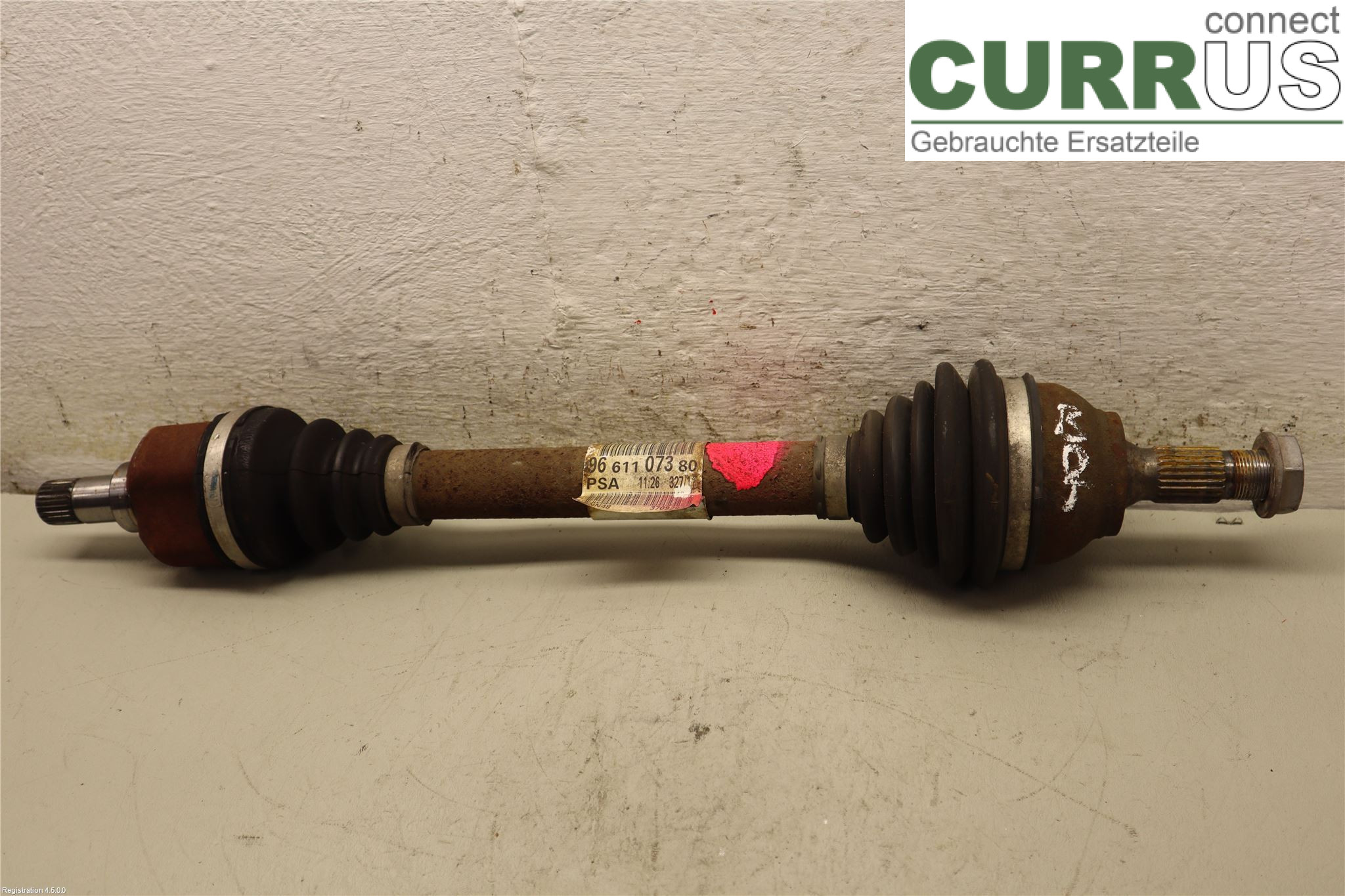 PEUGEOT 308 08-13 Front axle assembly (4WD) 3272PZ 9HR