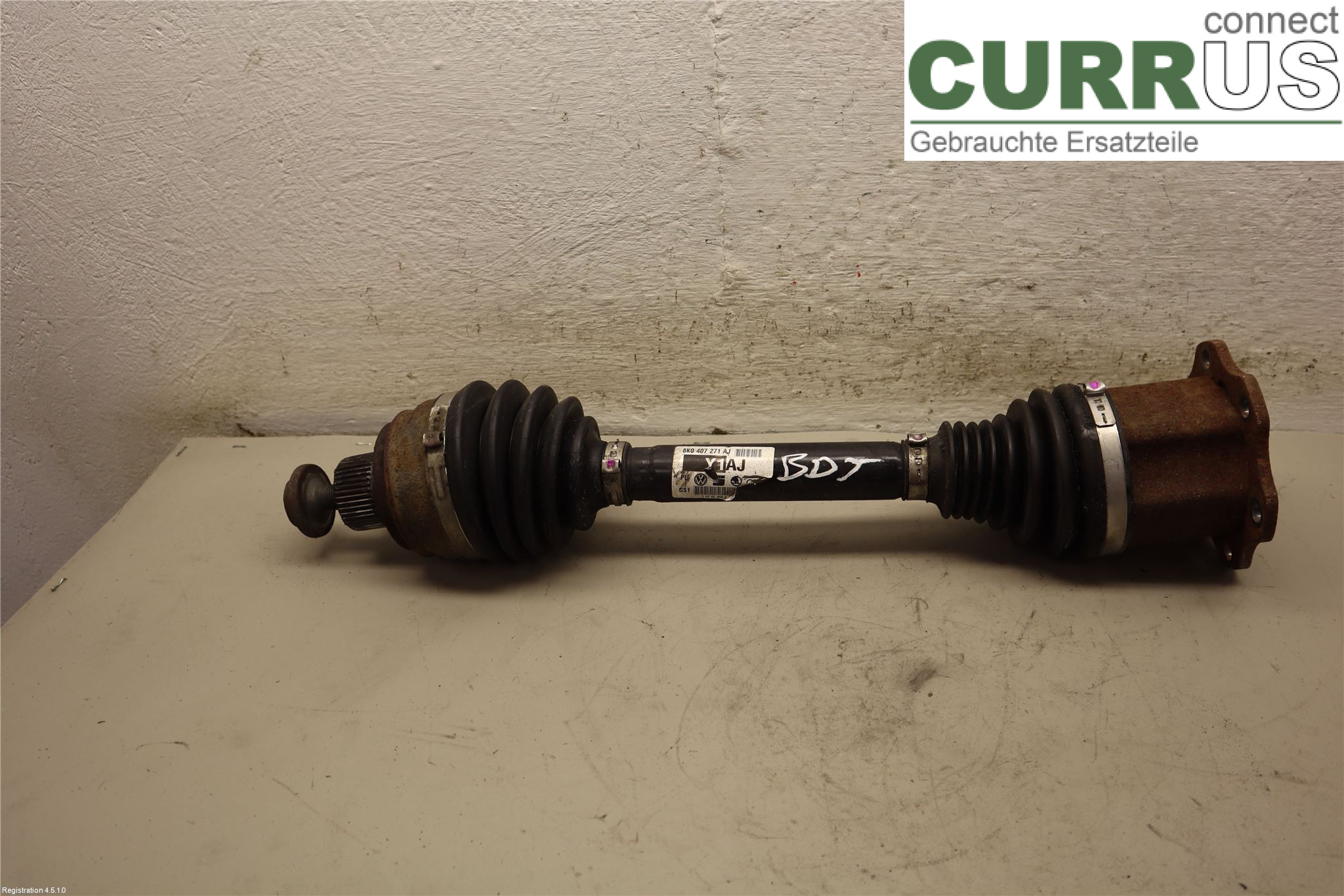 AUDI A5  07-16 Przedni most (4x4) 8K0407271AJ CJEE