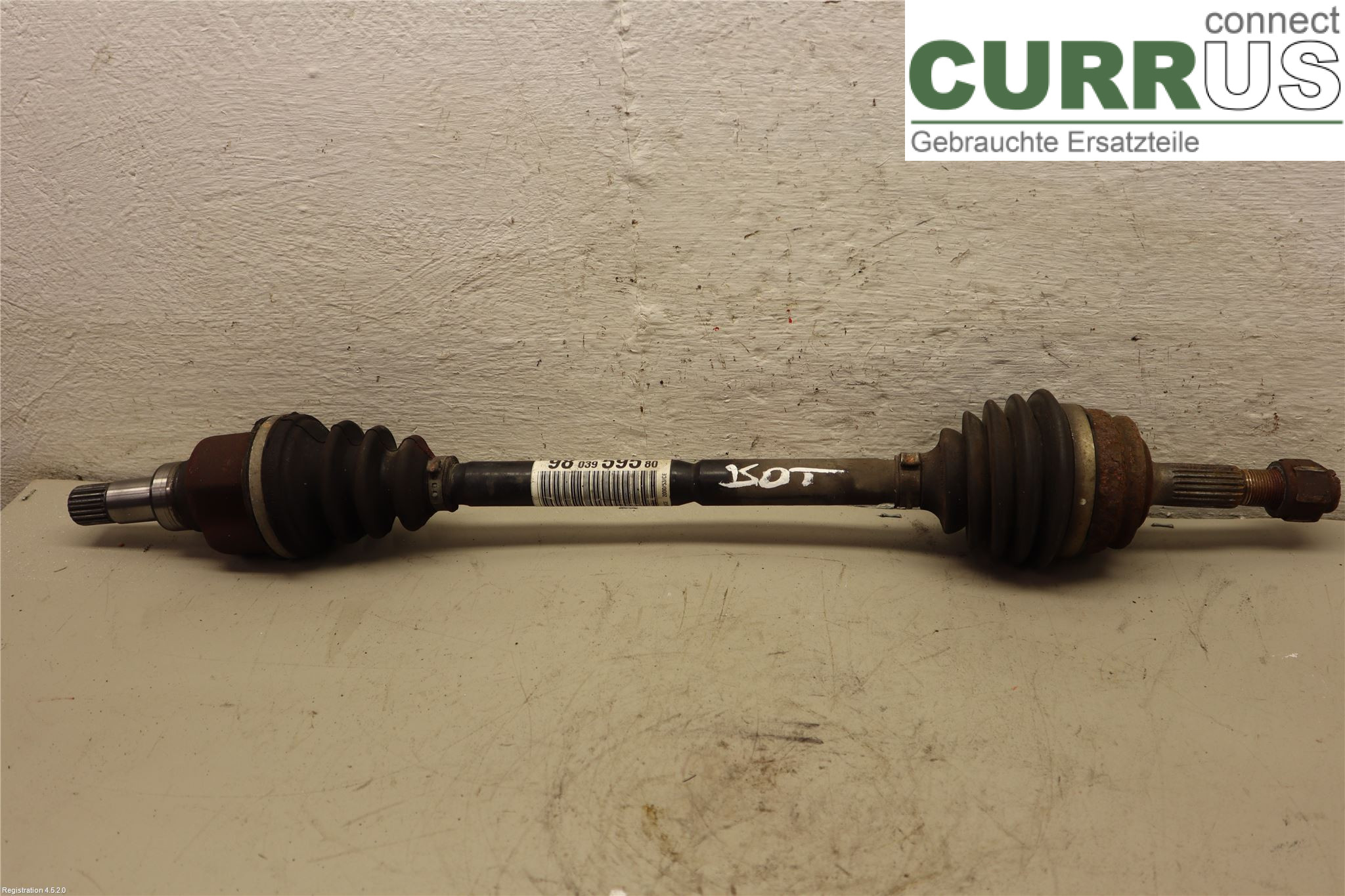 PEUGEOT 208 12-15 Front axle assembly (4WD) 9803959580 HMZ