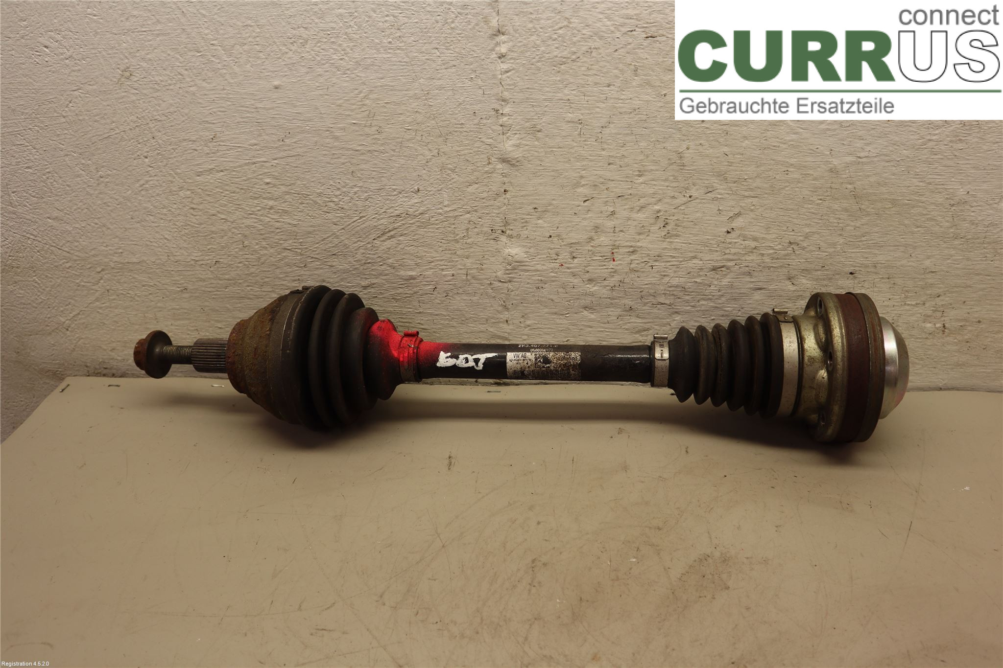 VW CADDY  11-15 Front axle assembly (4WD) 2K3407271B CAYD