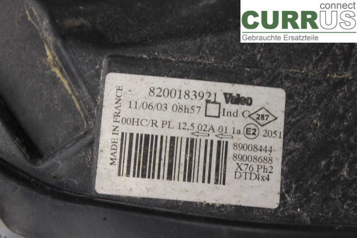 RENAULT KANGOO I  03-08 Manual gearbox (5-speed) 8200183921 1.9DCi/F9Q790