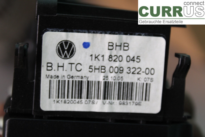 VW GOLF V      04-09 Drive shaft (front) 1K1820045 1,6/BSE