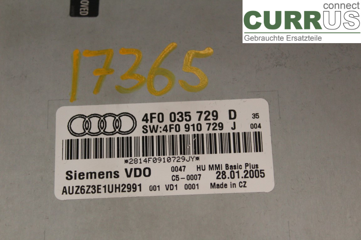 AUDI A6/S6     05-11 7-växlad växellåda 4F0035729D 2.4i/BDW