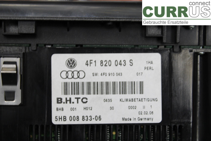 AUDI A6/S6     05-11 Drive shaft (front) 4F1820043S 2.0TFSi/BPJ