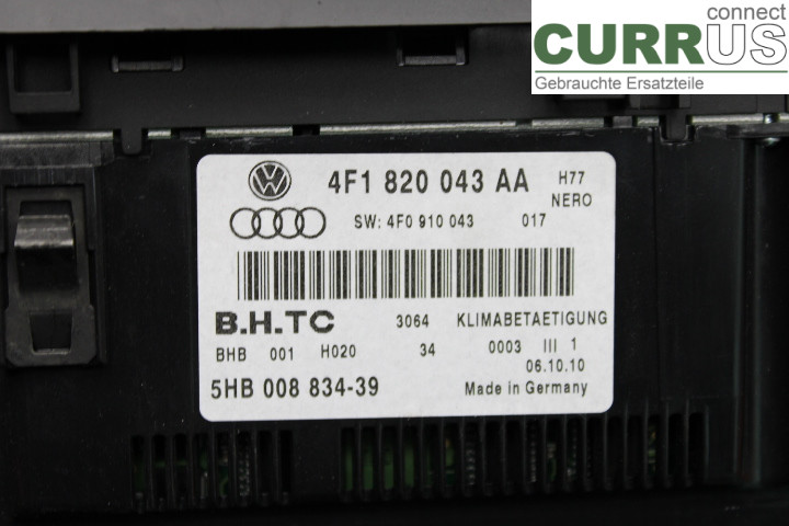 AUDI A6/S6     05-11 Drivaxel fram 4F1820043AA 2.0TDi/CAGB