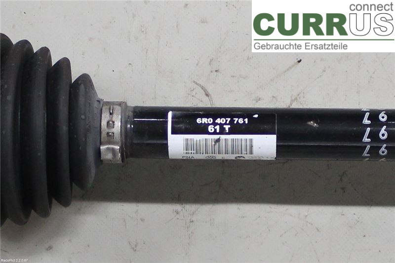 VW POLO       10-17 Front axle assembly (4WD) 6R0407761X 1,4/CGGB