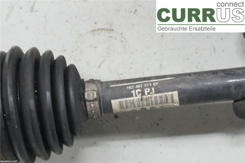 AUDI A3/S3   05-13 Forakselsamling - 4WD 1K0407451FX 1,6TDI/CAYC