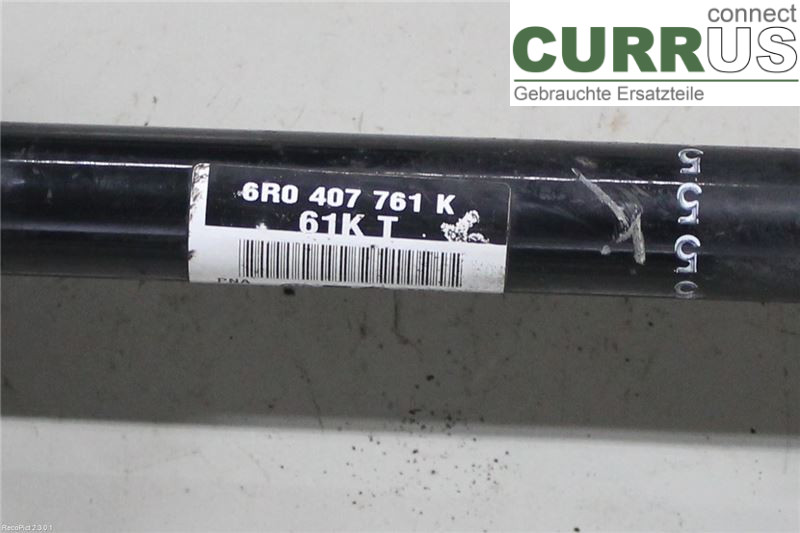 VW POLO       10-17 Front axle assembly (4WD) 6R0407761KX 1,2TSI/CBZC