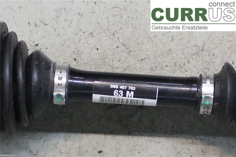 VW TIGUAN 07-16 Front axle assembly (4WD)  1,4/CAVD
