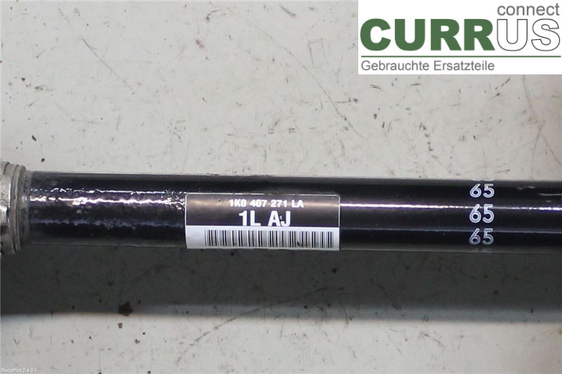 VW GOLF PLUS/CROSS GOLF 04-14 Front axle assembly (4WD) 1K0407763CX 1,4TSI/CAXA