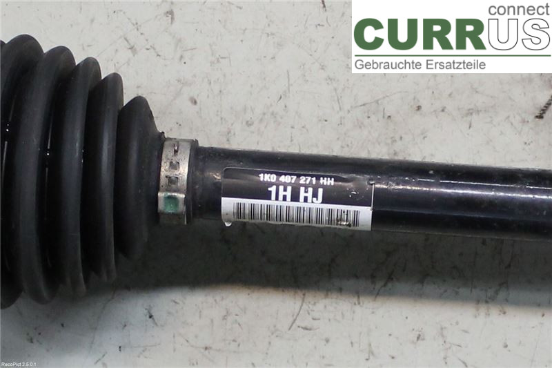VW PASSAT  11-14 Front axle assembly (4WD) 1K0407271HH 1.4TSI/CDGA