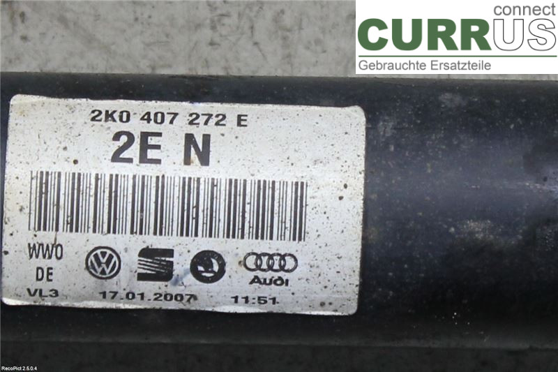 VW CADDY      04-10 Transmissionsdelar 2K0407272EX BLS