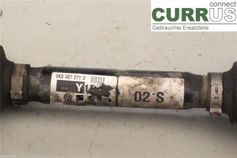 AUDI A5  07-16 Front axle assembly (4WD) 8K0407451DX 4,2/CAUA