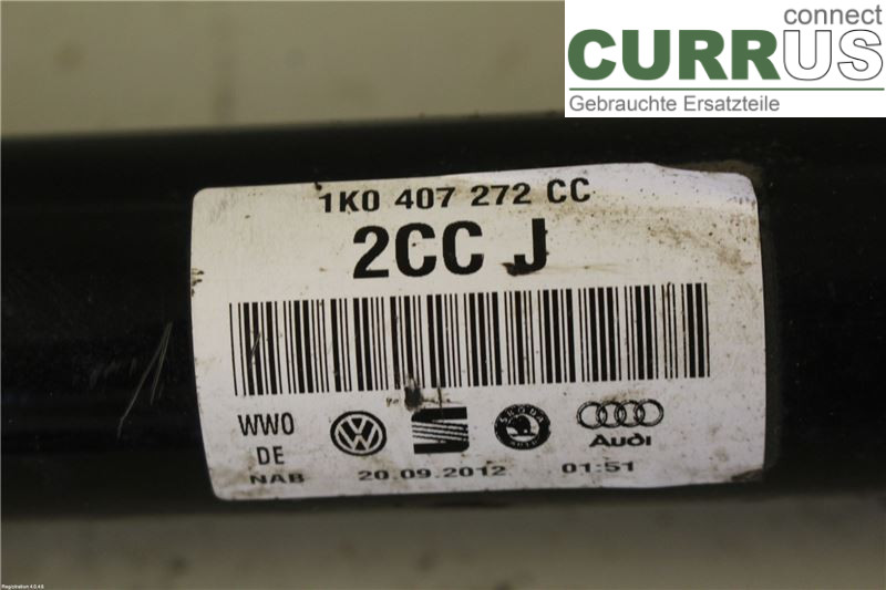 VW GOLF VI     09-13 Transmission parts 1K0407452DX 1,6TDI/CAYC