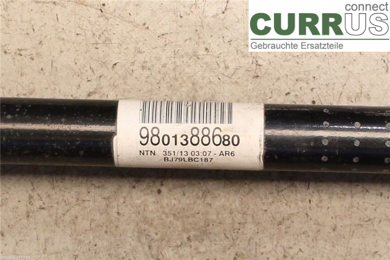 CITROEN C3    10-17 Części układu napędowego 9801388680 1,2/HMZ