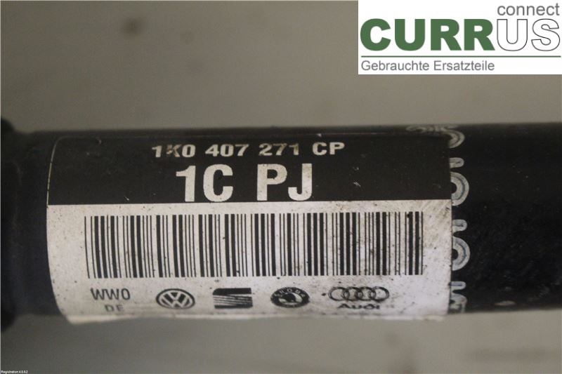 SKODA OCTAVIA 05-13 Framaxelenhet (4WD) 1K0407451FX 1,6/CAYC