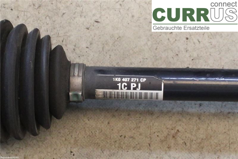 VW GOLF VI 09-13 Framaxelenhet (4WD) 1K0407451FX 1,6/CAYC
