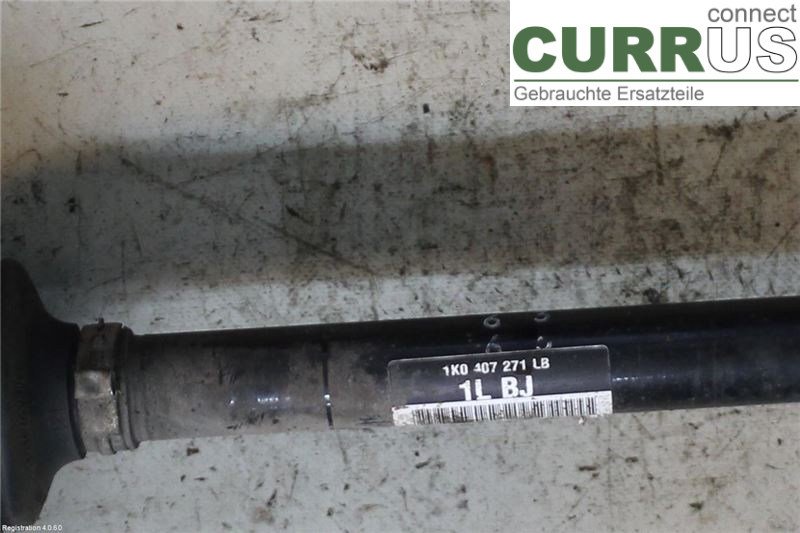SKODA SUPERB      09-15 Front axle assembly (4WD) 1K0407763KX 1,6/CAYC