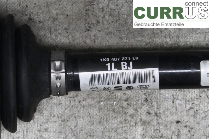 VW GOLF / E-GOLF VII   13-20 Front axle assembly (4WD) 1K0407763KX 1,2