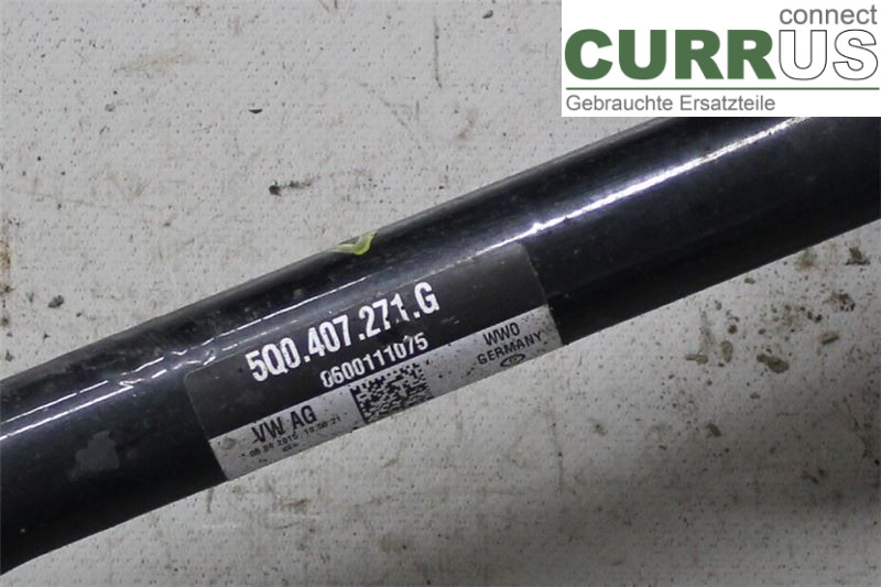 VW GOLF / E-GOLF VII   13-20 Front axle assembly (4WD) 5Q0407761DX 1,4TSI/CZDA