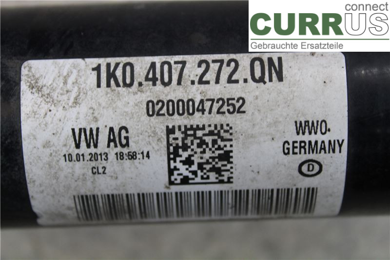 VW GOLF / E-GOLF VII   13-20 Transmission parts 1K0407764KX 1.6 TDI/CLHA