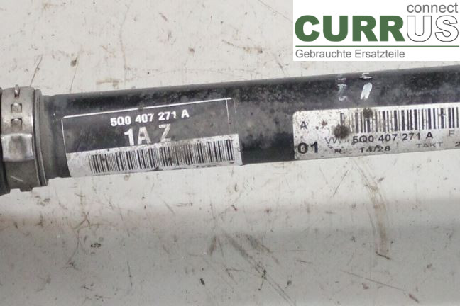 VW GOLF / E-GOLF VII 13-20 Front axle assembly (4WD) 5Q0407451X 1,4/CPWA
