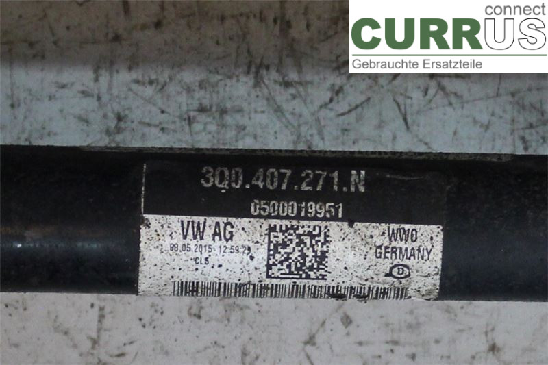 VW PASSAT  15-19 Essieu avant (4x4) 3Q0407761CX CRLB